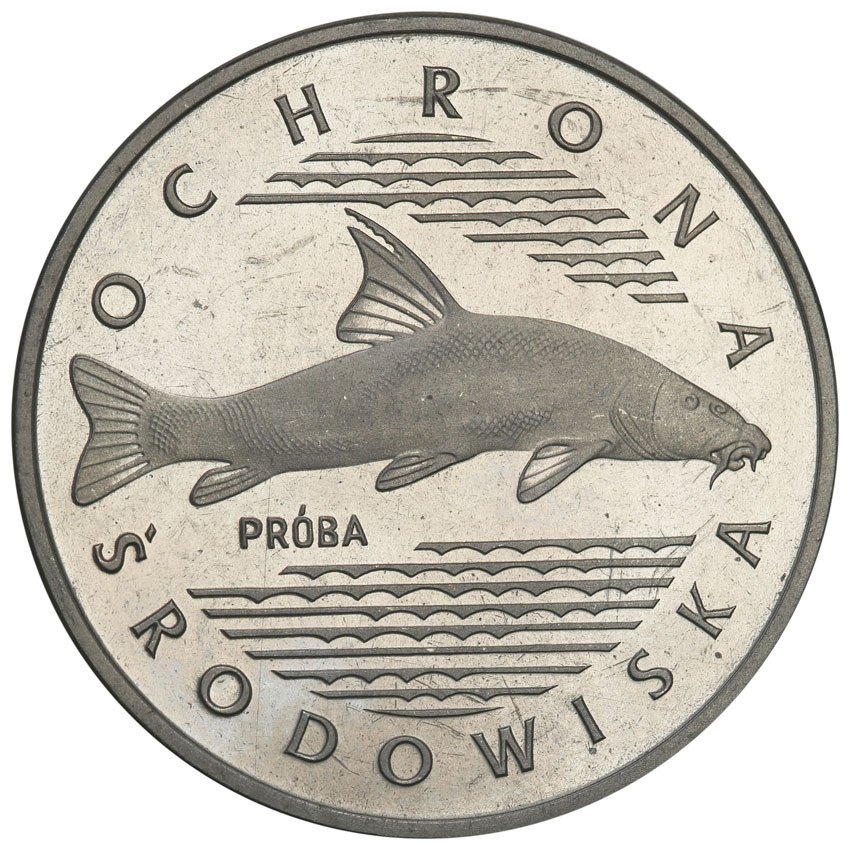 PRL. PRÓBA Nikiel 100 złotych Ryba 1977